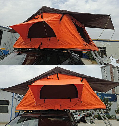 최신 유행 자동 4x4 루프 톱 텐트는 승인받은 사이즈 CE를 펼칩니다